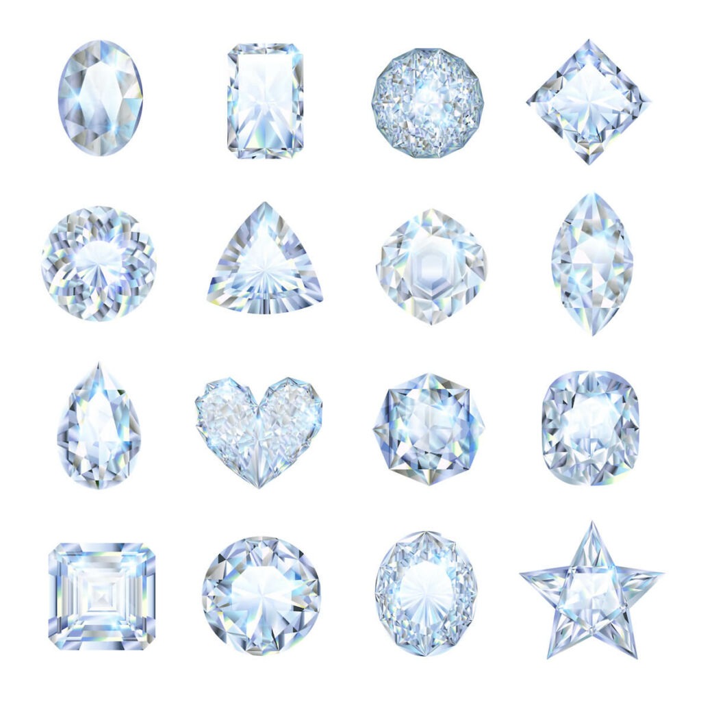Différentes formes et méthodes de taille du diamant